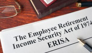 Document labeled Employee Retirement Income Security Act